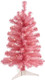 Nearly Natural 2ft. Pink Artificial Christmas Tree with 35 LED Lights and 72 Bendable Branches