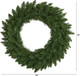 Nearly Natural 24in. Green Pine Artificial Christmas Wreath with 35 Clear LED Lights