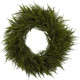 Nearly Natural 24in. Cedar Wreath – Lush, Lifelike Greenery, Durable and Long-Lasting, Perfect for Entryways, Year-Round Use