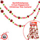 9 Foot Plastic Candy Bead Peppermint Ball Christmas Garland Shinny Colorful Christmas Tree Garland Perfect for Retro Candy Land Theme Trees Garland Christmas Decorations for Indoor Use