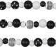 One Holiday Way 9-Foot Long Rustic Matte Black & White Wood Bead Garland w/Dots & Stripes Christmas Tree Decoration - Decorative Vintage Style Wooden Everyday Chic Country Farmhouse Xmas Home Decor One Holiday Way 9-Foot Long Rustic Matte Black & White Wood Bead Garland w/Dots & Stripes Christmas Tree Decoration - Decorative Vintage Style Wooden Everyday Chic Country Farmhouse Xmas Home Decor