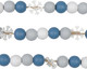 One Holiday Way 9-Foot Rustic Blue, White, and Gray Wood Bead Garland w/Snowflakes Christmas Tree Decoration - Decorative Vintage Wooden Beads for Everyday Chic Country Farmhouse Elegant Home Decor One Holiday Way 9-Foot Rustic Blue, White, and Gray Wood Bead Garland w/Snowflakes Christmas Tree Decoration - Decorative Vintage Wooden Beads for Everyday Chic Country Farmhouse Elegant Home Decor