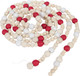 One Holiday Way 9-Foot Rustic Red, White and Unfinished Wood Bead Garland Christmas Tree Decoration - Decorative Vintage Wooden Beads for Everyday Chic Winter Valentines Farmhouse Xmas Home Decor One Holiday Way 9-Foot Rustic Red, White and Unfinished Wood Bead Garland Christmas Tree Decoration - Decorative Vintage Wooden Beads for Everyday Chic Winter Valentines Farmhouse Xmas Home Decor
