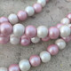 One Holiday Way 9-Foot Elegant Metallic Light Pink & White Wood Bead Garland Christmas Tree Decoration - Decorative Vintage Style Wooden Beads - Everyday Rustic Chic Country Xmas Farmhouse Home Decor One Holiday Way 9-Foot Elegant Metallic Light Pink & White Wood Bead Garland Christmas Tree Decoration - Decorative Vintage Style Wooden Beads - Everyday Rustic Chic Country Xmas Farmhouse Home Decor