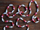 One Holiday Way 9-Foot Rustic Red, Pink, White and Gold Wood Bead Garland Christmas Tree Decoration - Decorative Vintage Wooden Beads for Everyday Chic Winter Valentines Farmhouse Xmas Home Decor One Holiday Way 9-Foot Rustic Red, Pink, White and Gold Wood Bead Garland Christmas Tree Decoration - Decorative Vintage Wooden Beads for Everyday Chic Winter Valentines Farmhouse Xmas Home Decor