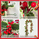 Red Berry Garland Christmas Decoration 5.77ft Artificial Garland Indoor Outdoor for Home Garden Door Fireplace Flexible Decor Table Farmhouse Front Tree Decor Winter Holiday Year Decor… Red Berry Garland Christmas Decoration 5.77ft Artificial Garland Indoor Outdoor for Home Garden Door Fireplace Flexible Decor Table Farmhouse Front Tree Decor Winter Holiday Year Decor…