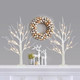 PABIPABI Christmas Decorations 2 Pack Lighted Birch Tree, Artificial Tree with 24 LED Warm White Lights Battery Powered Timer Room Decor, Tabletop Ceterpieces Trees for Home Party Wedding Decor (2FT)