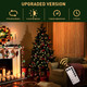 Christmas Garland with Lights, 60 LED 9.8 Ft Garland Pine Cones Red Berry String Light, 8 Modes Battery Operated Lighted with Remote&Timer for Mantle, Entryway, Christmas Home Decorations