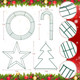 Pelopy 8 Pcs Christmas Wire Wreath Frames 12 Inch Christmas Tree Round Candy Cane and Pentagram Shaped Green Wreath Form Wreath Ring for Home Arts Crafts DIY Christmas Year Party Decor Pelopy 8 Pcs Christmas Wire Wreath Frames 12 Inch Christmas Tree Round Candy Cane and Pentagram Shaped Green Wreath Form Wreath Ring for Home Arts Crafts DIY Christmas Year Party Decor