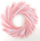 Perfnique Pampas Grass Wreath, 27'' Faux Pampas Wreath for Front Door, Artificial Pampas Wreath for All Seasons, Boho Wall Decor, Farmhouse Pampas Grass Garland, DIY Wreath Arrangement (Mixed-Pink)