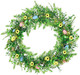 Christmas Decorations Garland, 180CM Easter Eggs Wreath, Artificial Spring Vine Garlands for Front Door Home Kitchen Fireplace Indoor Outdoor Holiday Party DIY Easter Decor