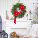 Pre-Lit Christmas Wreaths for Front Door 24 Inch Christmas Wreath with Lights,Large Winter Wreath with Cardinal Birds,Poinsettia,Green Evergreen Pine Needles Red Berries Holiday Wreath Decor Pre-Lit Christmas Wreaths for Front Door 24 Inch Christmas Wreath with Lights,Large Winter Wreath with Cardinal Birds,Poinsettia,Green Evergreen Pine Needles Red Berries Holiday Wreath Decor