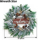 Winter Wreaths for Front Door 24 Inch Outdoor Christmas Snow Covered Wreath Artificial Flocked Spruce Wreath with Pinecones,White Berries,Green Evergreen Xmas Holiday Welcome Wreath Decor Winter Wreaths for Front Door 24 Inch Outdoor Christmas Snow Covered Wreath Artificial Flocked Spruce Wreath with Pinecones,White Berries,Green Evergreen Xmas Holiday Welcome Wreath Decor