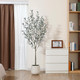 Artificial Olive Tree,6ft Tall Faux Olive Trees with White Planter,Large Fake Olive Plant with Natural Wood Trunk/Realistic Leaves Fruits for Home Office Decor Indoor and Housewarming Artificial Olive Tree,6ft Tall Faux Olive Trees with White Planter,Large Fake Olive Plant with Natural Wood Trunk/Realistic Leaves Fruits for Home Office Decor Indoor and Housewarming