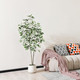 Artificial Ficus Tree, 5FT Fake Silk Ficus Plant with Planter, Indoor Faux Ficus Trees Covered Lifelike Green Moss Floor Plants for Home Office Living Room Decor and Housewarming s Artificial Ficus Tree, 5FT Fake Silk Ficus Plant with Planter, Indoor Faux Ficus Trees Covered Lifelike Green Moss Floor Plants for Home Office Living Room Decor and Housewarming s