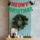 Glittery Meowy Christmas Banner Cat Themed Christmas Party Banner Decorations for Wall Fireplace Party Decor Supplies Glittery Meowy Christmas Banner Cat Themed Christmas Party Banner Decorations for Wall Fireplace Party Decor Supplies