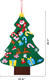 3.3FT DIY Felt Christmas Tree Kits Decorations, Christmas Wall Hanging Ornaments Crafts with 26 accessories，5m Lights string for Party/Home Wall Decor & Kids/Toddler DIY Felt Christmas Favors Supplies