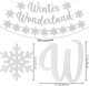 Winter Wonderland Decorations/Snowflake Hanging Decorations/Christmas Snowflakes Garlands for Christmas Ornaments/Frozen Birthday Wedding
