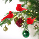 20PCS Christmas Mini Cardinal Clip on Tree Ornaments Bird Decorations, Small Red Artificial Birds Foam Feather Birds for DIY Crafts Christmas Tree Gardening Wreath Decoration(Red)