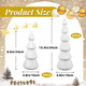 Queekay 4 Pcs Wooden Christmas Tree Tabletop Tree Figurine Unfinished Table Top Christmas Tree Decor for DIY Crafts Peg People Holiday Nature Table Home Decor (White) Queekay 4 Pcs Wooden Christmas Tree Tabletop Tree Figurine Unfinished Table Top Christmas Tree Decor for DIY Crafts Peg People Holiday Nature Table Home Decor (White)