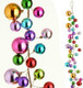 RAZ Imports - 4 Foot Multicolored Ball Christmas Garland