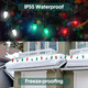 C3 Christmas String Lights - 100 LED 39Ft Outdoor Smooth Bulb Light with Timing Function, Extendable, 8 Modes Fairy Lighting for Garden Holiday House Xmas Garland Christmas Tree Decorations