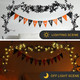 RECUTMS Artificial Berry Christmas Garland Faux Fireplace Garland for Mantle with 30 LED Fairy String Lights Indoor and Outdoor Home Garden Tree Party Fireplace Wall Decoration (Black)