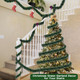 50 FT Christmas Garland Christmas Decorations, Artificial Soft Green Pine Xmas Garland for Christmas Tree Decorations Stairs Mantle Fireplace Christmas Decor Outdoor Indoor Home Holiday Party Supplies