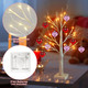 2Pcs Valentine 24'' Tabletop Birch Tree, Timing White Birch Tree with 24 LED Lights Battery Powered, Artificial Valentine Tree Set of 10 Heart Ornaments for Valentine's Day Table Decor Home Indoor 2Pcs Valentine 24'' Tabletop Birch Tree, Timing White Birch Tree with 24 LED Lights Battery Powered, Artificial Valentine Tree Set of 10 Heart Ornaments for Valentine's Day Table Decor Home Indoor