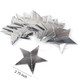 Silver Star Garland Banner Decorations - 156 Feet Bright Silver Paper Garland Hanging Decorations, Glitter Silver Star Bunting Banner for Wedding, Birthday, Holiday, Christmas Party