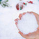 RGQSUN 15.8oz Christmas Fake Snow Decoration for Crafts,Artificial Fake Snow Powder Filler White Snow for Christmas Party Decoration Supplies