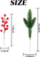 32PCS Artificial Pine Branches Christmas Holly Berries Artificial Red Berry Stems for Christmas Wreath Decorations Xmas Tree Decoration 32PCS Artificial Pine Branches Christmas Holly Berries Artificial Red Berry Stems for Christmas Wreath Decorations Xmas Tree Decoration