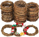Ruisita 24 Pieces Grapevine Wreaths Vine Branch Wreath Natural 3 Inch Christmas Rattan Wreath Garland Decoration for Christmas Holiday Craft or Wedding Supplies Ruisita 24 Pieces Grapevine Wreaths Vine Branch Wreath Natural 3 Inch Christmas Rattan Wreath Garland Decoration for Christmas Holiday Craft or Wedding Supplies