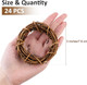 Ruisita 24 Pieces Grapevine Wreaths Vine Branch Wreath Natural 3 Inch Christmas Rattan Wreath Garland Decoration for Christmas Holiday Craft or Wedding Supplies Ruisita 24 Pieces Grapevine Wreaths Vine Branch Wreath Natural 3 Inch Christmas Rattan Wreath Garland Decoration for Christmas Holiday Craft or Wedding Supplies