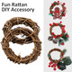 Ruisita 24 Pieces Grapevine Wreaths Vine Branch Wreath Natural 3 Inch Christmas Rattan Wreath Garland Decoration for Christmas Holiday Craft or Wedding Supplies Ruisita 24 Pieces Grapevine Wreaths Vine Branch Wreath Natural 3 Inch Christmas Rattan Wreath Garland Decoration for Christmas Holiday Craft or Wedding Supplies