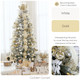 Sea Team 36-Pack Artificial Glitter Pine Twigs, Spruce Stem Ornaments, Decorative Fern Sticks, Picks, Branches for Christmas Tree, Wreath, Vase Fillers for Centerpieces, Home Décor, Gold Sea Team 36-Pack Artificial Glitter Pine Twigs, Spruce Stem Ornaments, Decorative Fern Sticks, Picks, Branches for Christmas Tree, Wreath, Vase Fillers for Centerpieces, Home Décor, Gold