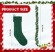Shappy 6 Pc 18" Christmas Stockings with Artificial Pine Branches Garland 6.56 Ft Knit Christmas Stocking with Red Berries Pine Cones for Family Home Xmas Party Decorations