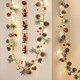 SHareconn 2 Pack 6ft Christmas Garland with Lights,Artificial Prelit Christmas Garland with Pine Cones,Red Berry, Multi-Color LED, for Home Fireplace,Stairs,Xmas Tree Indoor Decor,Snow SHareconn 2 Pack 6ft Christmas Garland with Lights,Artificial Prelit Christmas Garland with Pine Cones,Red Berry, Multi-Color LED, for Home Fireplace,Stairs,Xmas Tree Indoor Decor,Snow