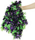 4 Pieces 32.8 Ft Halloween Ghost Tinsel Garland Green Purple Twist Garland Hanging Decorations for Halloween Holiday Birthday Party Supplies Indoor Outdoor Ornaments Home Decor