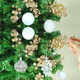 24 Pieces Christmas Glitter Berries Stems Artificial Berry Twig Stem Berry Picks Decorations for Christmas Ornaments, DIY Xmas Wreath Holly Berry Holiday and Party Decor (Champagne)