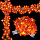 2 Pack Maple Leaf Lights, Thanksgiving Decorations for Home, Leaves Garland with Lights, Total 30Ft 60LED Fall Leaf Decor String Lights, Thanksgiving Christmas Halloween Decorations Indoor Outdoor
