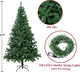 Sunnyglade 4Ft Premium Artificial Christmas Tree with 240 LED Multicolored String Lights (NOT Pre-Strung) & Rugged Metal Stand,8 Lighting Modes,400 Tips Full Tree,Xmas Decoration(4Ft,Multicolor)
