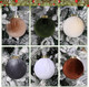 SUPREME XMAS 6 Pcs Christmas Tree Ornaments Set, 80mm/3.15in Large Velvet Christmas Ornaments for Christmas Tree Decorations Shatterproof Hanging Flocked Ball Ornaments Holiday Party Indoor Home Decor