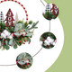 16” Welcome Wreaths for Front Door Wooden Beads Christmas Decoration Wreath with Lamb's Leaves Pine Needles Cotton Farmhouse Welcome Sign for Walls, Farmhouses, Holiday Party, Indoor Decorations 16” Welcome Wreaths for Front Door Wooden Beads Christmas Decoration Wreath with Lamb's Leaves Pine Needles Cotton Farmhouse Welcome Sign for Walls, Farmhouses, Holiday Party, Indoor Decorations