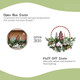 16” Welcome Wreaths for Front Door Wooden Beads Christmas Decoration Wreath with Lamb's Leaves Pine Needles Cotton Farmhouse Welcome Sign for Walls, Farmhouses, Holiday Party, Indoor Decorations 16” Welcome Wreaths for Front Door Wooden Beads Christmas Decoration Wreath with Lamb's Leaves Pine Needles Cotton Farmhouse Welcome Sign for Walls, Farmhouses, Holiday Party, Indoor Decorations