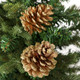 12 Pcs Christmas Pine Cones Picks Gold Glitter 2.4 x 3.15 Inches Pinecone with Wired Pick Artificial Christmas Tree Decorations Ornaments Holiday Centerpiece for Craft Garland Wreath DIY 12 Pcs Christmas Pine Cones Picks Gold Glitter 2.4 x 3.15 Inches Pinecone with Wired Pick Artificial Christmas Tree Decorations Ornaments Holiday Centerpiece for Craft Garland Wreath DIY