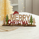 Christmas Tabletop Decor Sign, Wooden Christmas Signs with Christmas Tree Merry Christmas Letter for Coffee Table,Tiered Tray,Shelf Christmas Decorations for Home/Holiday Christmas Decor