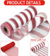 TONIFUL 4 Roll 10 Inch Red Striped Decorative Mesh Ribbon Rolls, Fabric Mesh with Foil for Wreaths Front Door Decor Christmas Festival Party Accessories Party Decoration Supplies (10yds/roll) TONIFUL 4 Roll 10 Inch Red Striped Decorative Mesh Ribbon Rolls, Fabric Mesh with Foil for Wreaths Front Door Decor Christmas Festival Party Accessories Party Decoration Supplies (10yds/roll)