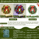20 Inch Christmas Wreaths for Front Door, Prelit Christmas Wreath with Pinecones Berried Red Bow 50 Warm White & Colorful Lights 8 Modes Timer Norfolk Pine Wreath Xmas Wreath Decorations for Door Wall
