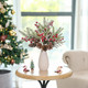 U'Artlines 20Pcs Christmas Red Berry Picks 10 inch Artificial Holly Branches with Red Berry and Pine Cones, Winter Holiday Floral Picks for Xmas Tree DIY Crafts Holiday Party Decoration U'Artlines 20Pcs Christmas Red Berry Picks 10 inch Artificial Holly Branches with Red Berry and Pine Cones, Winter Holiday Floral Picks for Xmas Tree DIY Crafts Holiday Party Decoration